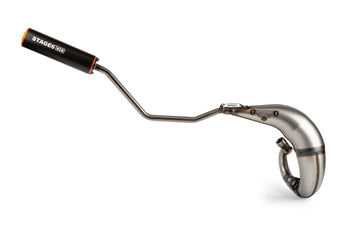 Beta RR Track 50 2T - Exhaust Streetrace High Mount CNC orange black
