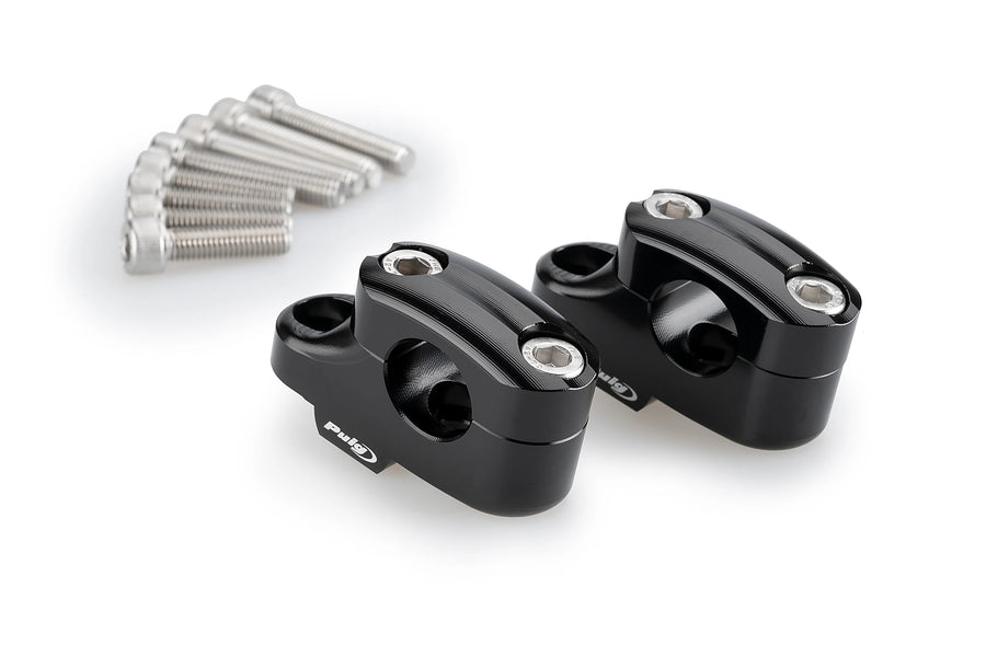 HONDA NC 750 X DCT [2024] - Pullback handlebar risers | Black | PUIG 21750N