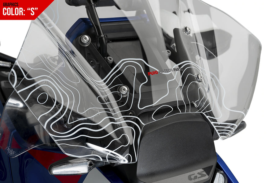 BMW R 1300 GS TROPHY [2025] - Bulle Touring Plus | Graphiques | PUIG21795S