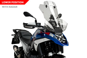 TRIUMPH BONNEVILLE T 120 BLACK [2025] - Tourenscheibe Plus mit Spoilerscheibe | Klar | PUIG 21796W
