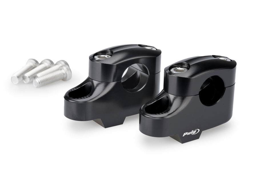BMW F 800 GS [2025] – Rehausses de guidon Pullback – argent