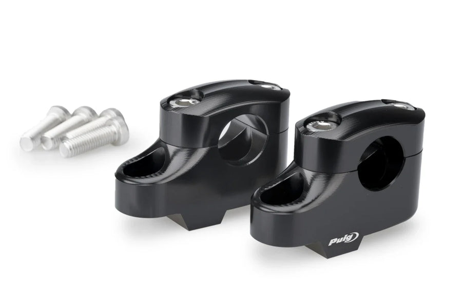 BMW F 800 GS [2025] – Rehausses de guidon Pullback – noires