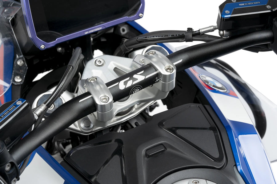 BMW R 1300 GS TROPHY [2025] – Rehausses de guidon Pullback – argent