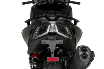 KYMCO AK550 PREMIUM 2024 - Support de plaque d'immatriculation | Noir | PUIG22164N