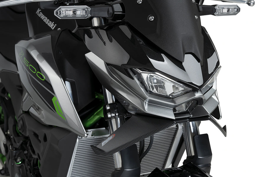KAWASAKI Z500 [2024] - PUIG Naked Frontspoiler | Carbon-Optik | PUIG 22190C