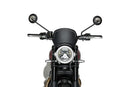 TRIUMPH SCRAMBLER 1200X [2025] - Façade PUIG en ABS | Noir mat | PUIG22223J