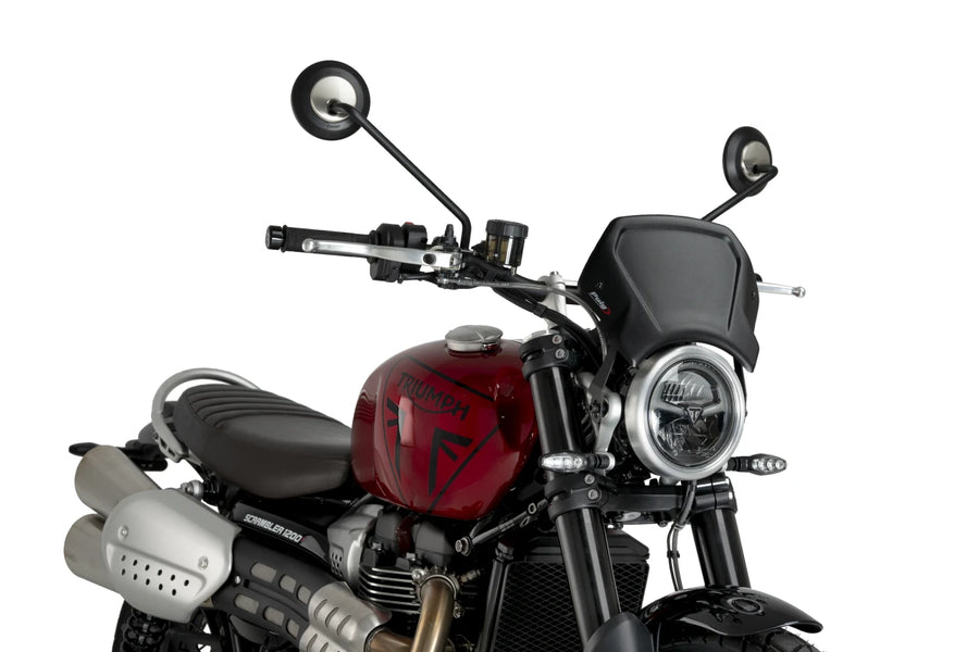 TRIUMPH SCRAMBLER 1200X [2025] – ALU faceplate – black