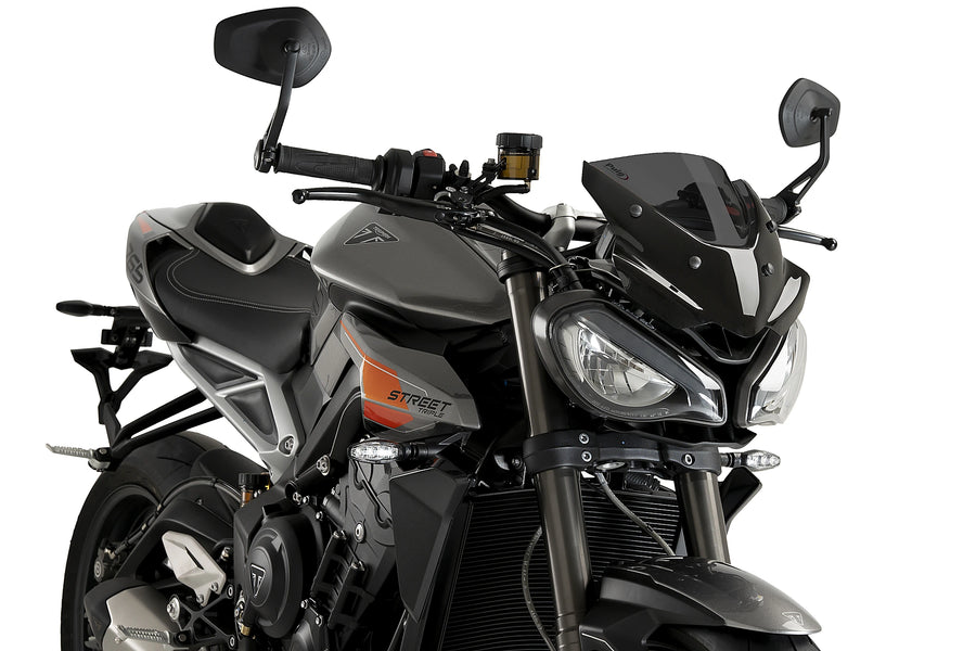 TRIUMPH STREET TRIPLE 765 RS [2025] - Pare-brise sport nouvelle génération | Fortement tonique | PUIG22234F