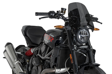 INDIAN FTR 1200 SPORT [2025] - PUIG New Generation Sport Windshield | Heavily toned | PUIG 22348F