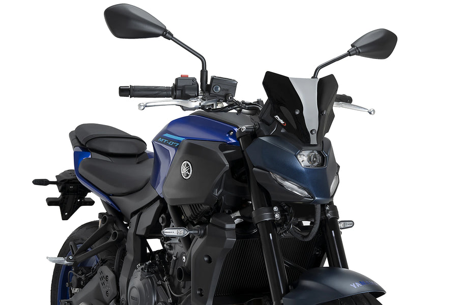 YAMAHA MT-07 Y-AMT [2025] - New Generation Sport Windshield | Black | PUIG 22412N