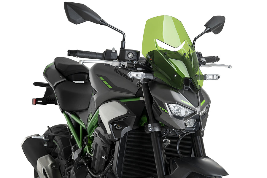 KAWASAKI Z 900 SE [2025] - Pare-brise Touring nouvelle génération | Vert | PUIG22440V