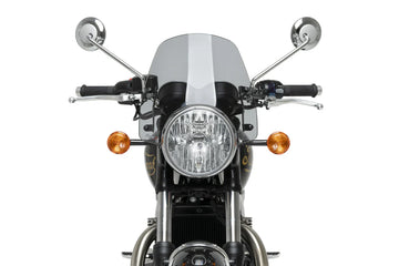 TRIUMPH BONNEVILLE T 120 NOIR [2025] – bulle touring – transparent