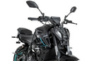 YAMAHA MT-07 PURE [2024] - D12 Spoiler | Black | PUIG 22459N