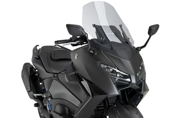 YAMAHA T-MAX 560 TECH MAX [2025] - D12 Spoiler | Mattschwarz | PUIG 22606J