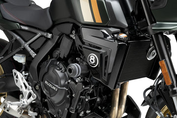 SUZUKI GSX-8TT 2025 - Coussinets de protection Vintage 2.0 | Noir | PUIG22686N