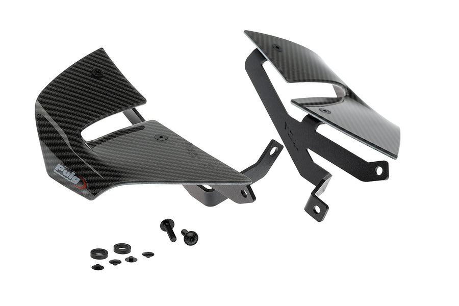 YAMAHA MT-07 Y-AMT [2025] - Aileron PUIG D12 | Aspect carbone | PUIG22692C