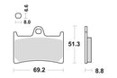 YAMAHA FZ 1 1000 [2006-2016] - Dual Sinter brake pads