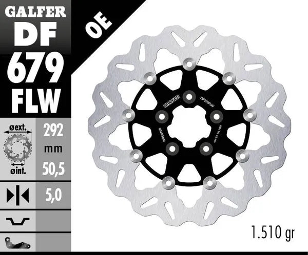 Harley-Davidson XL 883 Sportster [1986, 1988-1991, 1993-1995, 1998] - brake disc - picture 4