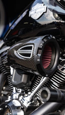 harley davidson touring [PERFORMANCE MACHINE (PM)] - Kit de filtre à air en fibre de carbone série C4-3