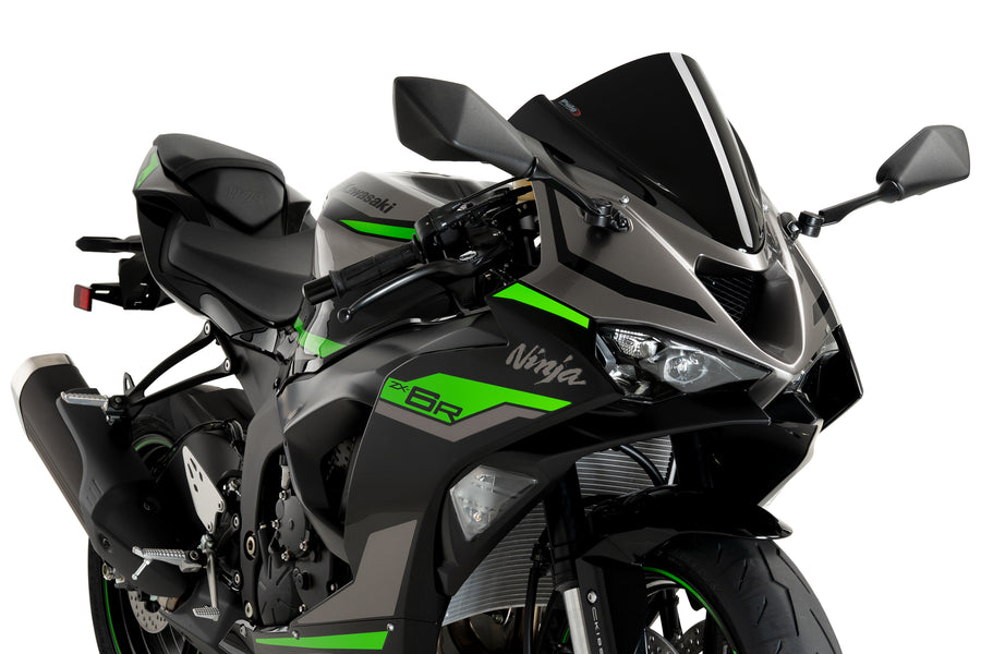KAWASAKI ZX-6R NINJA [2025] – Bulle Z-Racing – Transparent