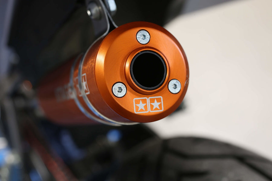 Aprilia RX 50 2T D50B1 [2006–] - Pot d'échappement 70cc CNC orange