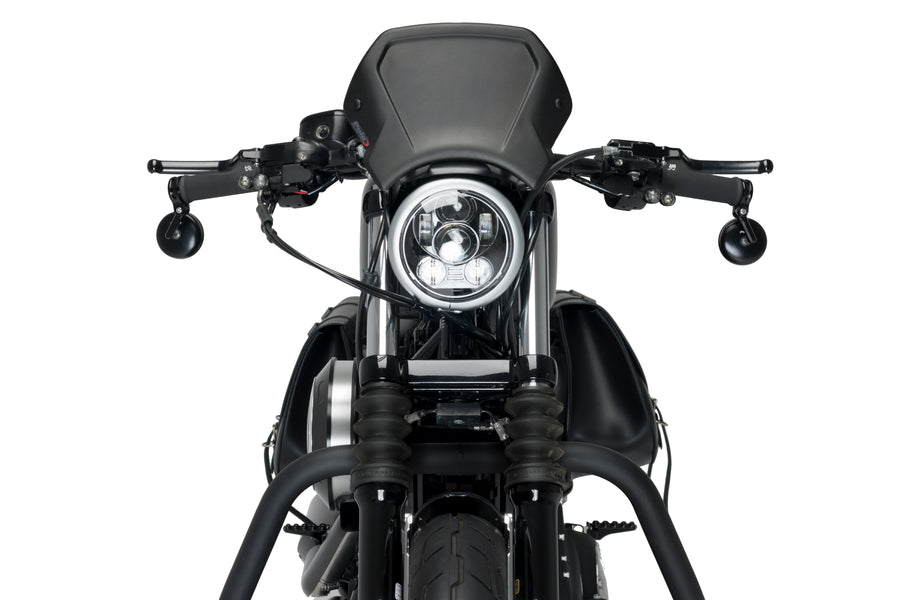 HARLEY DAVIDSON SPORTSTER 883 IRON XL 883 N [2012] – PLAQUE AVANT ALU – NOIRE