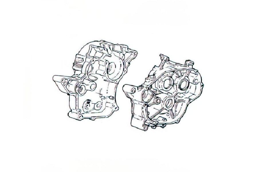 Generic Trigger X-Enduro 50 2T AM6 - Motorgehäuse original Ersatzteil
