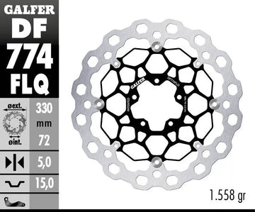 Ducati Streetfighter V4 / V4S 1100 [2025-2026] - Disque de frein flottant Cubiq - photo 2