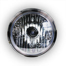 LTD-Style 7-Zoll-Hauptscheinwerfer – schwarz, H4, Klarglas
