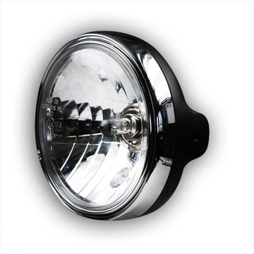 LTD-Style 7-Zoll-Hauptscheinwerfer – schwarz, H4, Klarglas