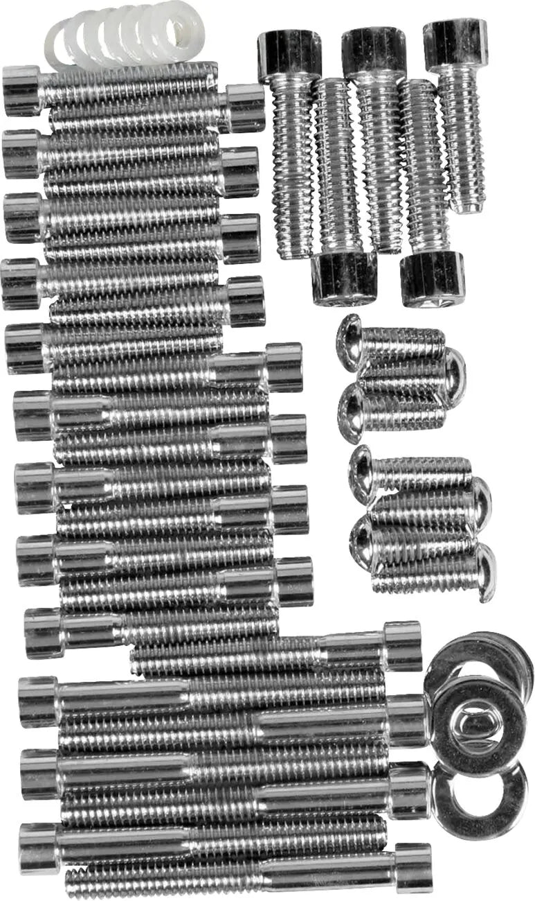 harley-davidson low rider s [DRAG SPECIALTIES] - Jeu de vis pour couvercle arbre à cames/primaire/transmission