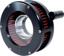 Harley-Davidson FLHS 1340 Electra Glide Sport [1994] - BA Luftfilterkit – Oberfläche: Verchromt, Rot – Bild 3