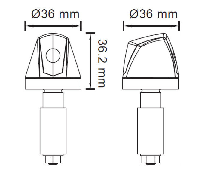 Suzuki SV 650 – Knight LED bar end indicator pair
