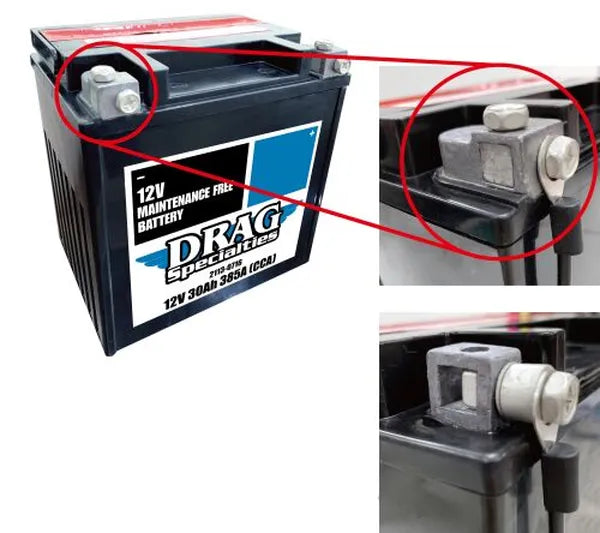 BMW R 100 CS [DRAG SPECIALTIES] – Maintenance-free battery