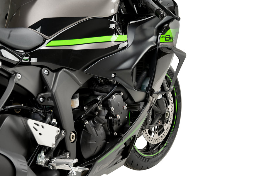 KAWASAKI ZX-6R NINJA [2025] – Spoiler Latéral Race – Look Carbone