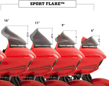 harley davidson touring [KLOCK WERKS] – Pare-brise Pro Touring Flare™ - 0