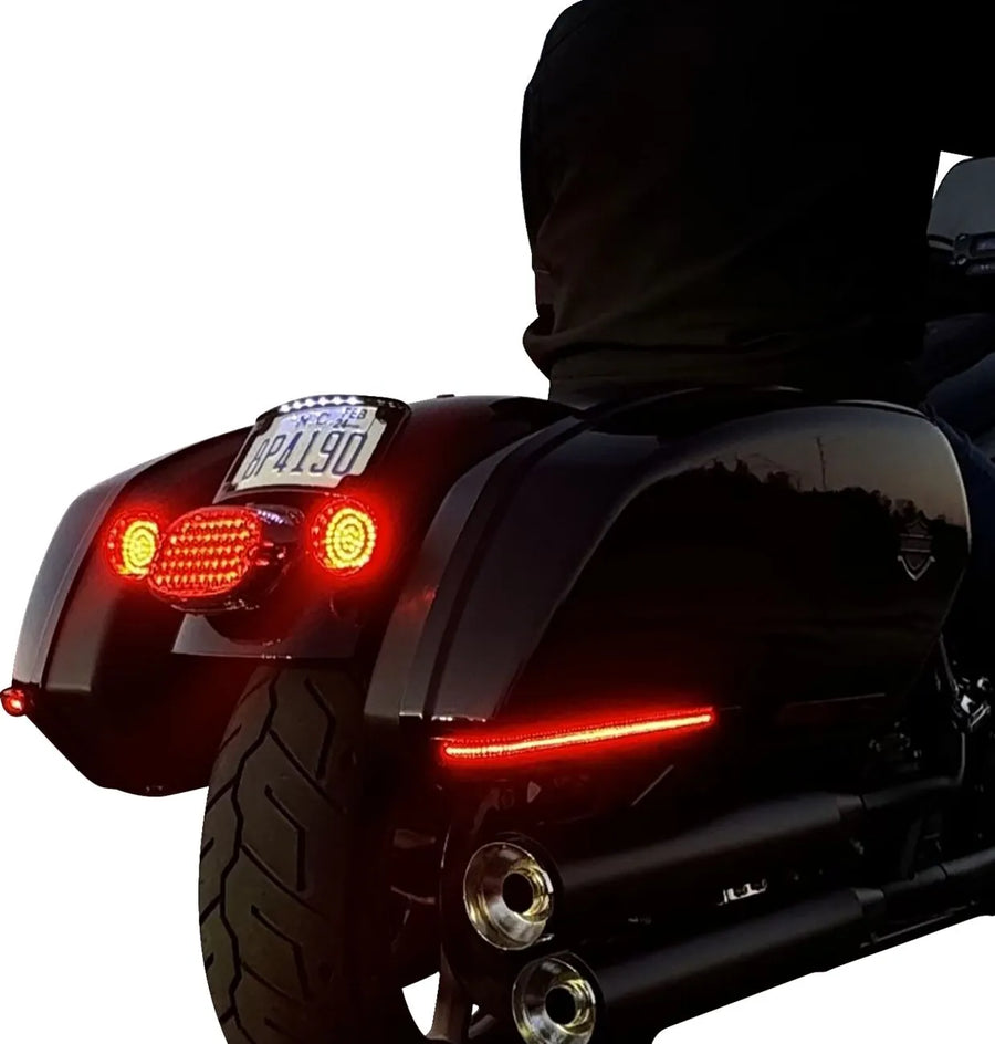 harley davidson fxlrst [CUSTOM DYNAMICS] – Feux de sacoche à LED