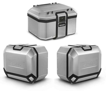 Suzuki V Strom [SHAD] - Terra Full Pack 142 L – Topcase 48 L + valise latérale