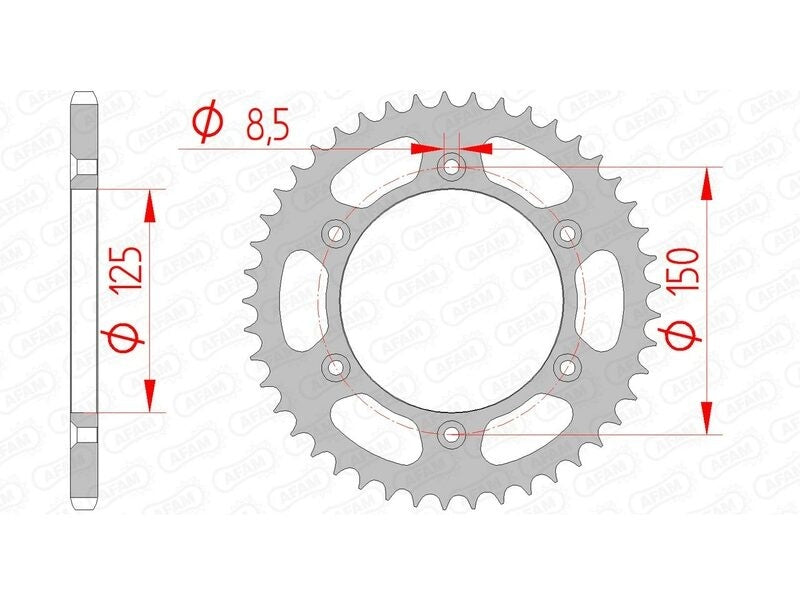 Husqvarna Norden 901 [2022-2025] - Kettenkit 520 XHR4 - 16/45-118 - Standard Kettenrad Stahl