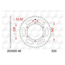 Moto Morini 650 X-CAPE [2022-2024] - Kettenkit 520 XHR4 - 14/46-118 - Standard Kettenrad Stahl