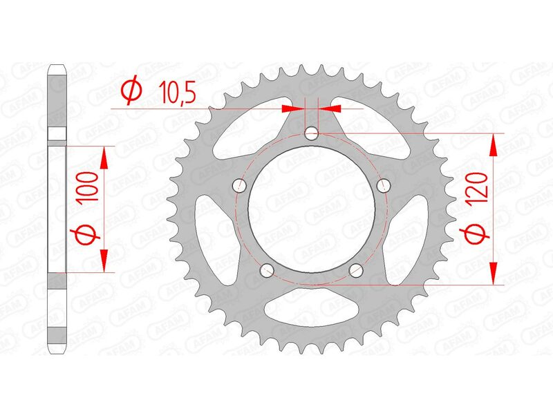 Aprilia Tuono 457 [2025-2026] - Kettenkit 520 XRR3 - 15/44-106 - Kettenrad Standard Stahl