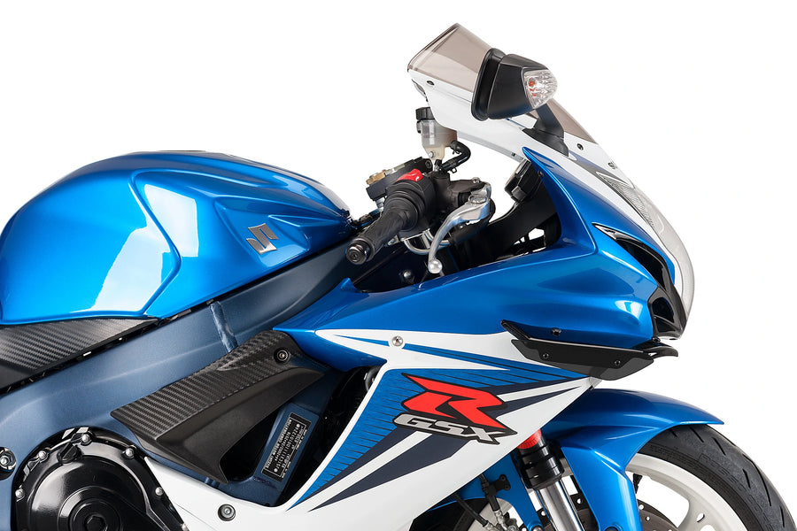 SUZUKI GSX-R 750 [2016] - PUIG Downforce Sport side spoiler | Black | PUIG 3163N