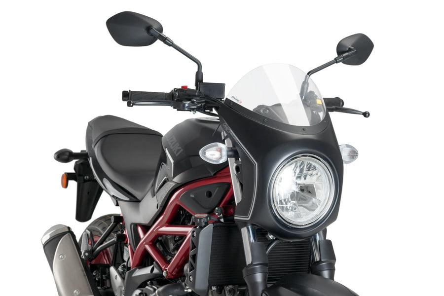 SUZUKI SV 650 [2025] – Bulle Rétro Carénage – Noir