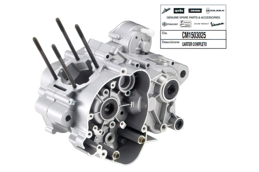 Derbi Senda R DRD Racing Enduro 50 2T D50B0 [2006–] - Engine housing with gaskets