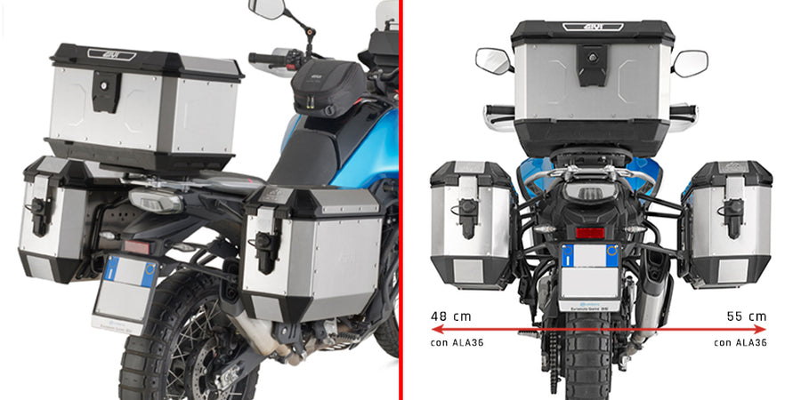 CF MOTO 450 [2024-2025] - Support valise spécifique pour valises latérales MONOKEY