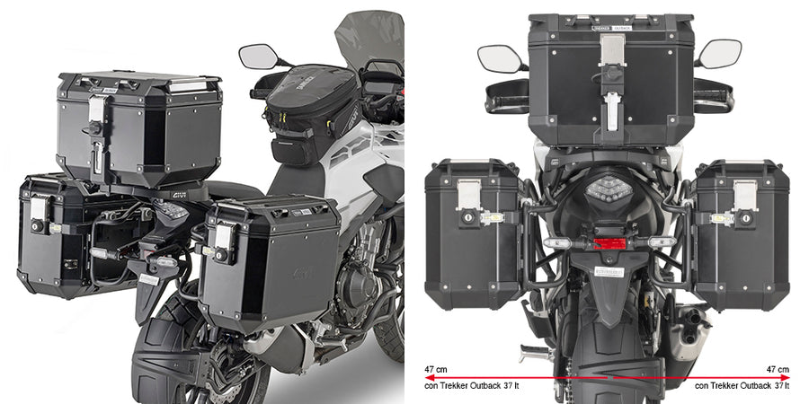 HONDA CB 500 [2019-2023] - Support de valise latérale à dégagement rapide