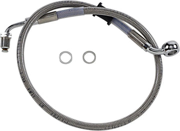 harley davidson flde [DRAG SPECIALTIES] - Kit durites de frein inox - 0