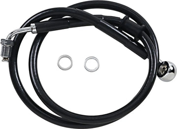 harley davidson flde [DRAG SPECIALTIES] - Conduite de frein rallongée en acier inoxydable