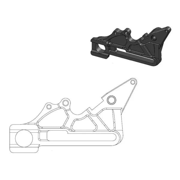 Gas EX 250 [2024] - Versatzhalterung für OEM-Bremssattel – Bild 2