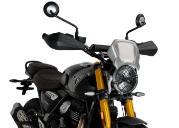 TRIUMPH SCRAMBLER 400X [2025] – Retro Fairing Screen – Black